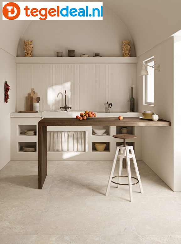 ASCOT DOM, Saint Remy BEIGE, 60x60 cm Nat., 02ASR620R