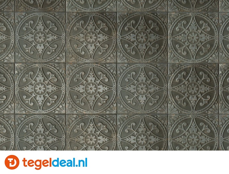 Peronda, Fs Saja-N, Nero, 33x33 cm, vintage patroontegels