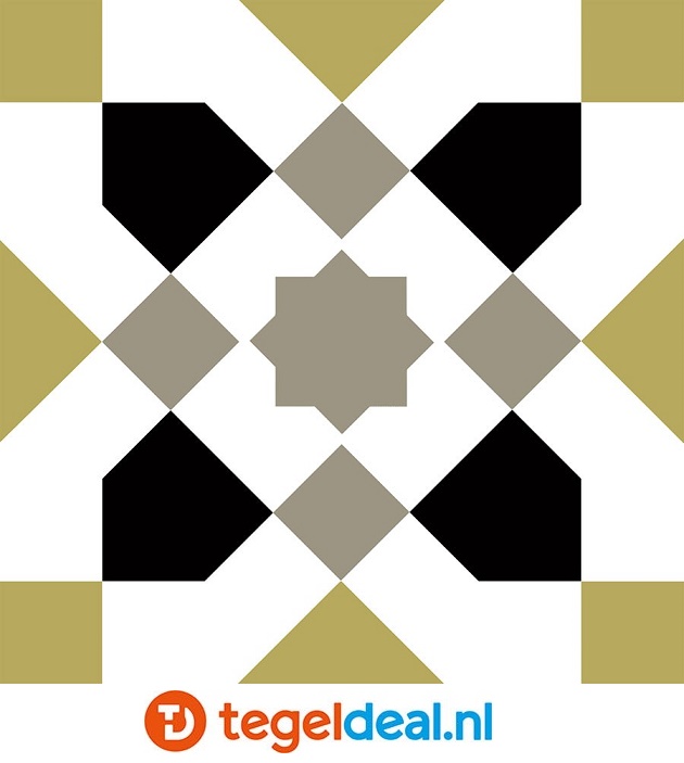 VLT Nanda Tiles, Metropolis, 20x20, patroontegels 