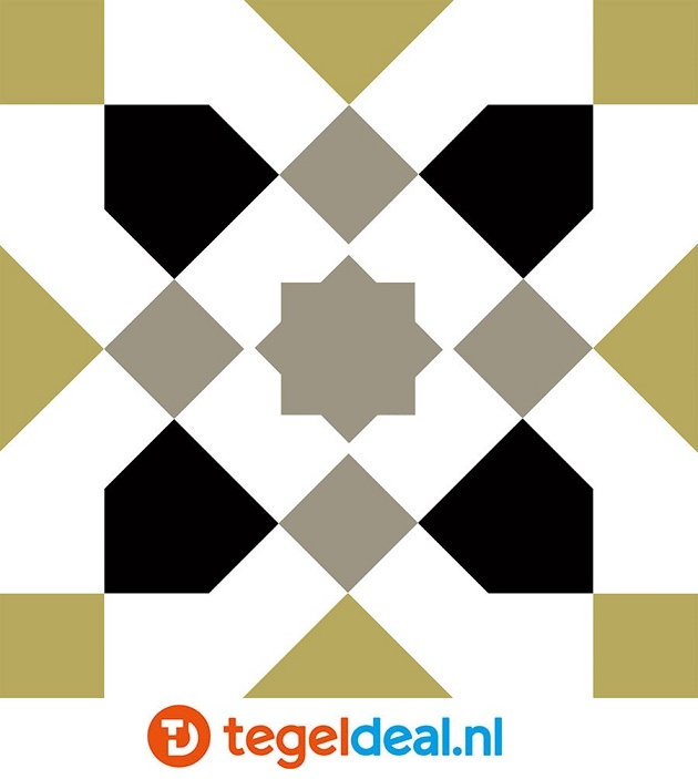 Nanda Tiles, Metropolis, 20x20 cm, patroontegels 