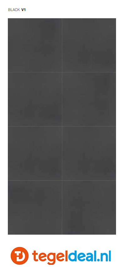 VLT KEOPE Elements Design Black, 120 x 120 cm Natural 