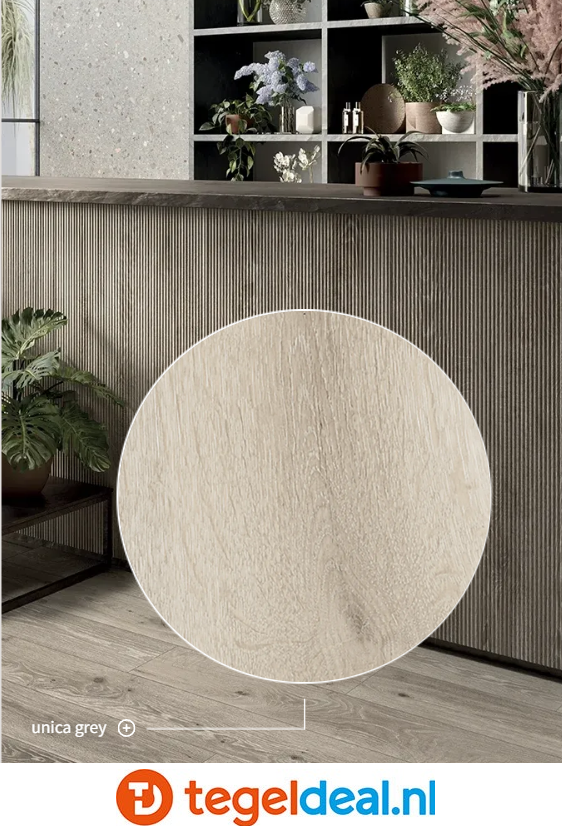 KEOPE Unica GREY, 20x180 cm, houtlook tegels 
