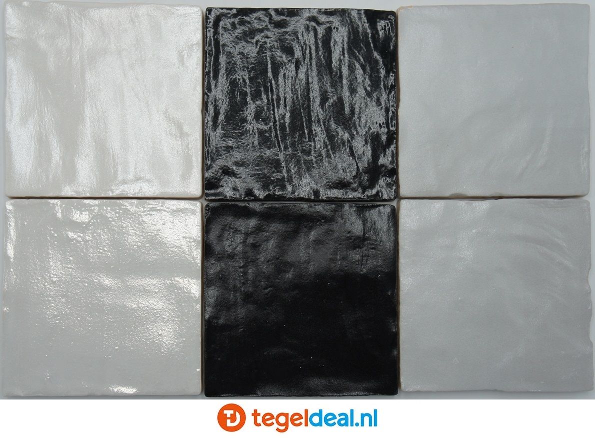 OPRUIMING :  1 m2 Equipe, Mallorca, Grey, 10x10 cm, 23259, zellige-look wandtegels - 1 m2 voor 20,00 euro 