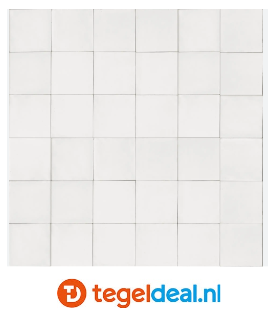 Marazzi ArtCraft BIANCO, 20x20 cm MGSV, terracottalook tegels 