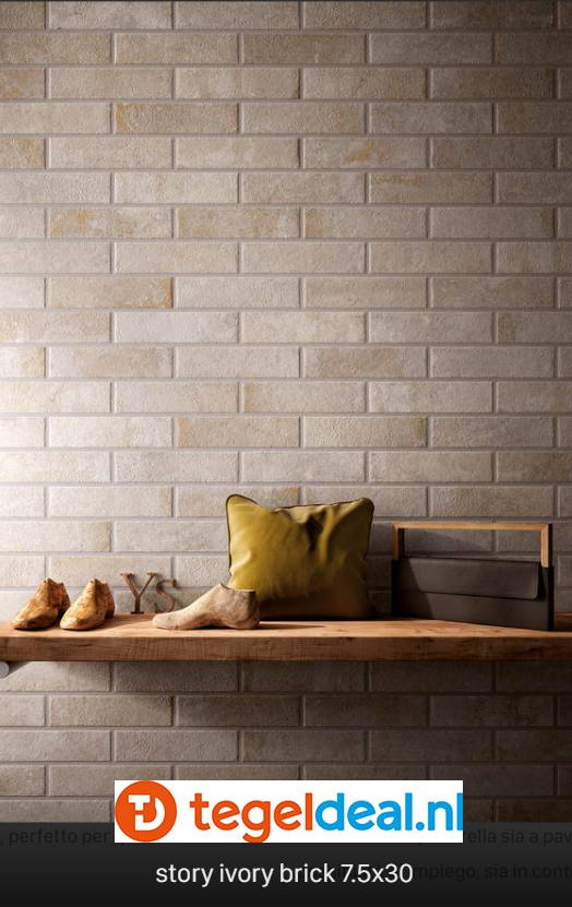 Supergres Story Ivory, 30x60 cm, SIO7, natuursteenlook tegels
