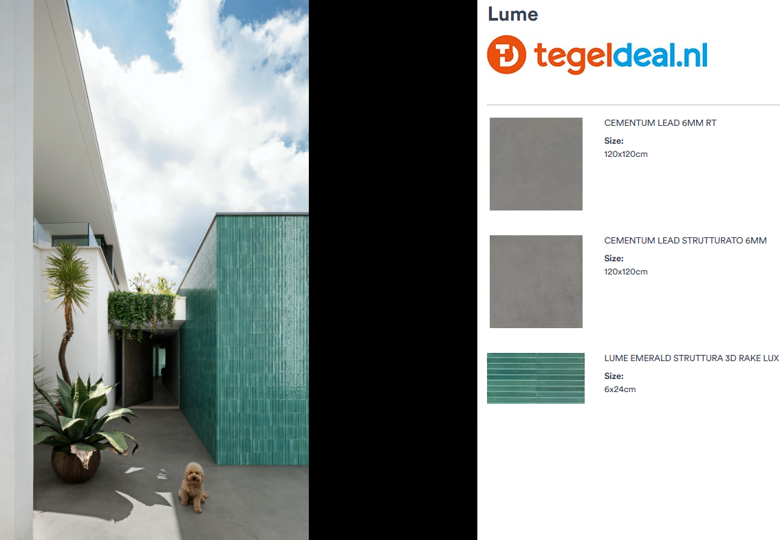 Marazzi Lume EMERALD, 6x24 cm Rake 3D MP9G, wandtegels met reliëf