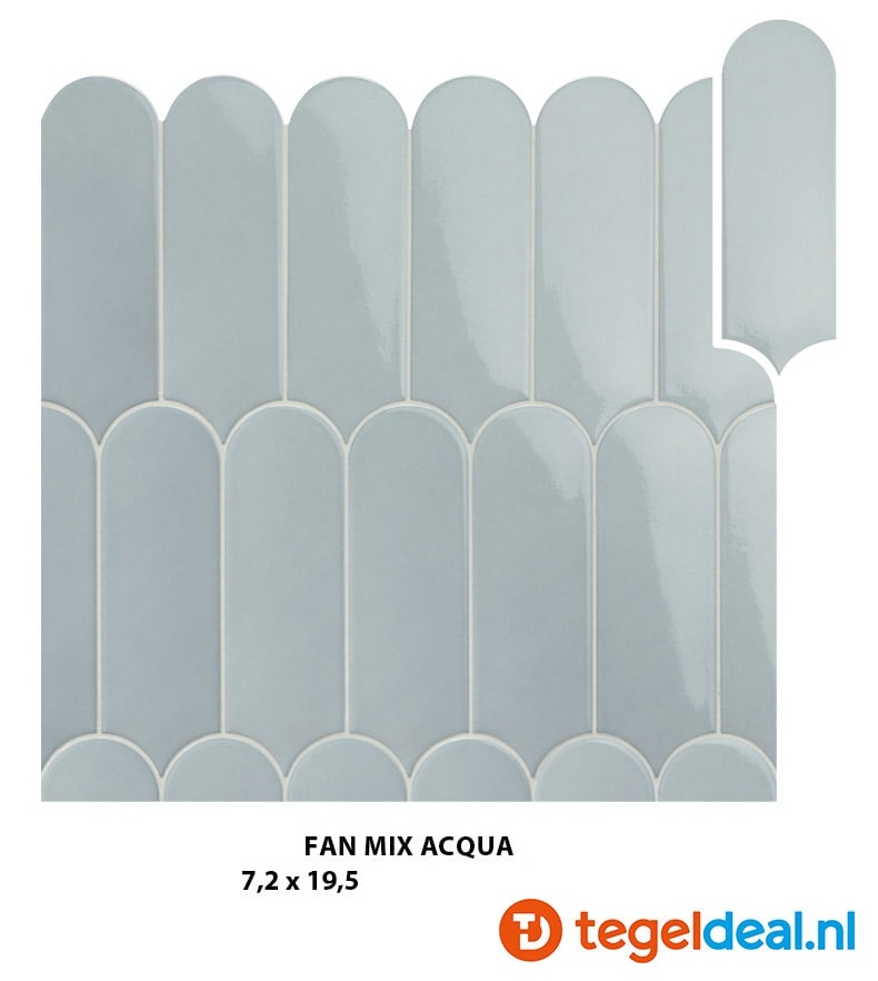 WDT Natucer Fan, 7,2x19,5 cm, 5 kleuren mat en glans WDT Natucer Fan, 7,2x19,5 cm, 5 kleuren mat en glans