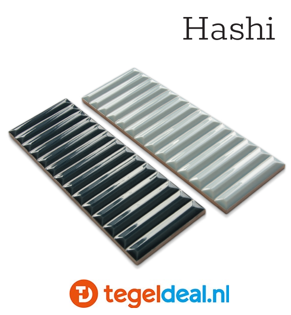 WDT Tonalite, Hashi, 10x30 cm, reliëf wandtegels  