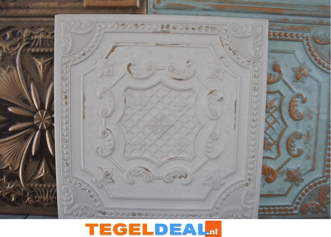 WDT Aparici Gatsby White Tin, 20x20 cm