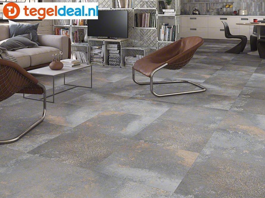 OPRUIMING : 2,04 m2 Vives, Yuri, Grafito - 58,3x58,3 cm, vloertegels - 2,04 m2 voor 50,00 euro 