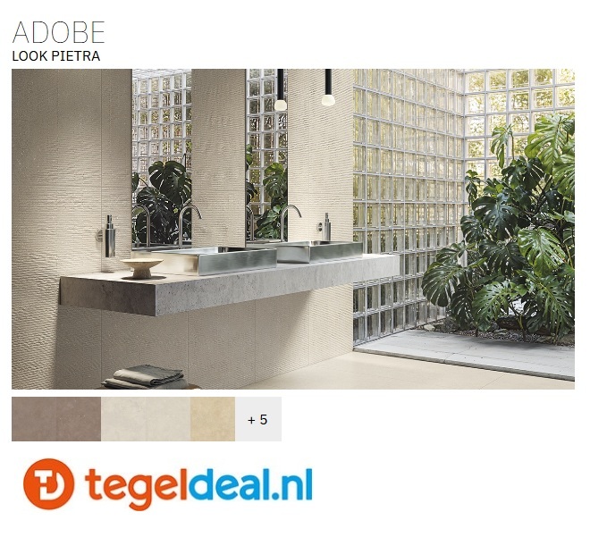 Cercom Adobe, natuursteenlook tegels voor binnen en buiten 