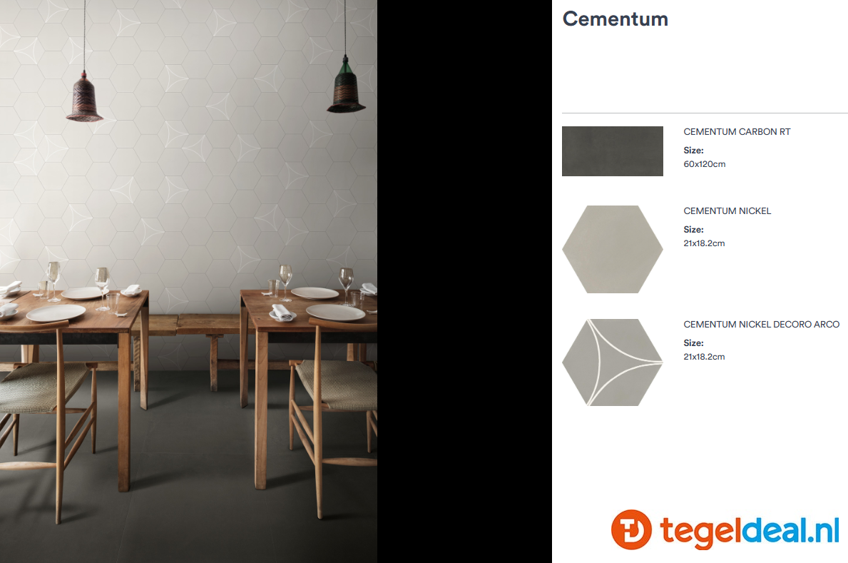 Marazzi Cementum NICKEL, 120x120x0,6 cm Strutt., MAX9, cementlook tegels Marazzi Cementum NICKEL, 120x120x0,6 cm Strutt., MAX9, cementlook tegels