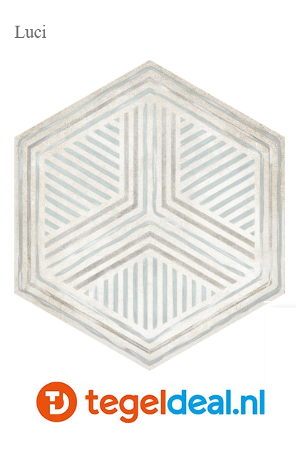 VLT Nanda Tiles, Habitania, 21x25 cm, hexagon 