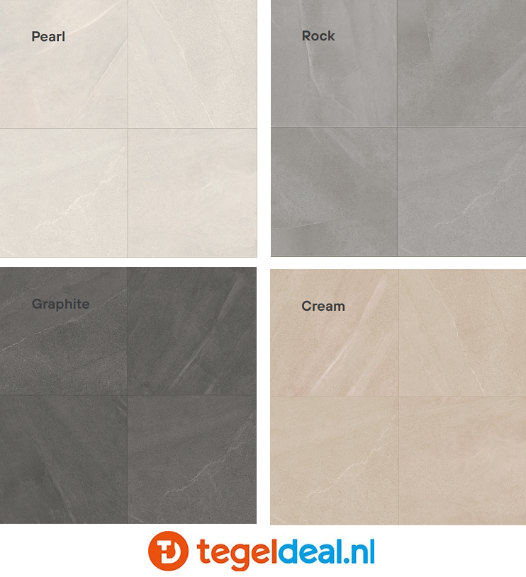 Gardenia, Burlington Stone, natuursteenlook tegels voor binnen en buiten