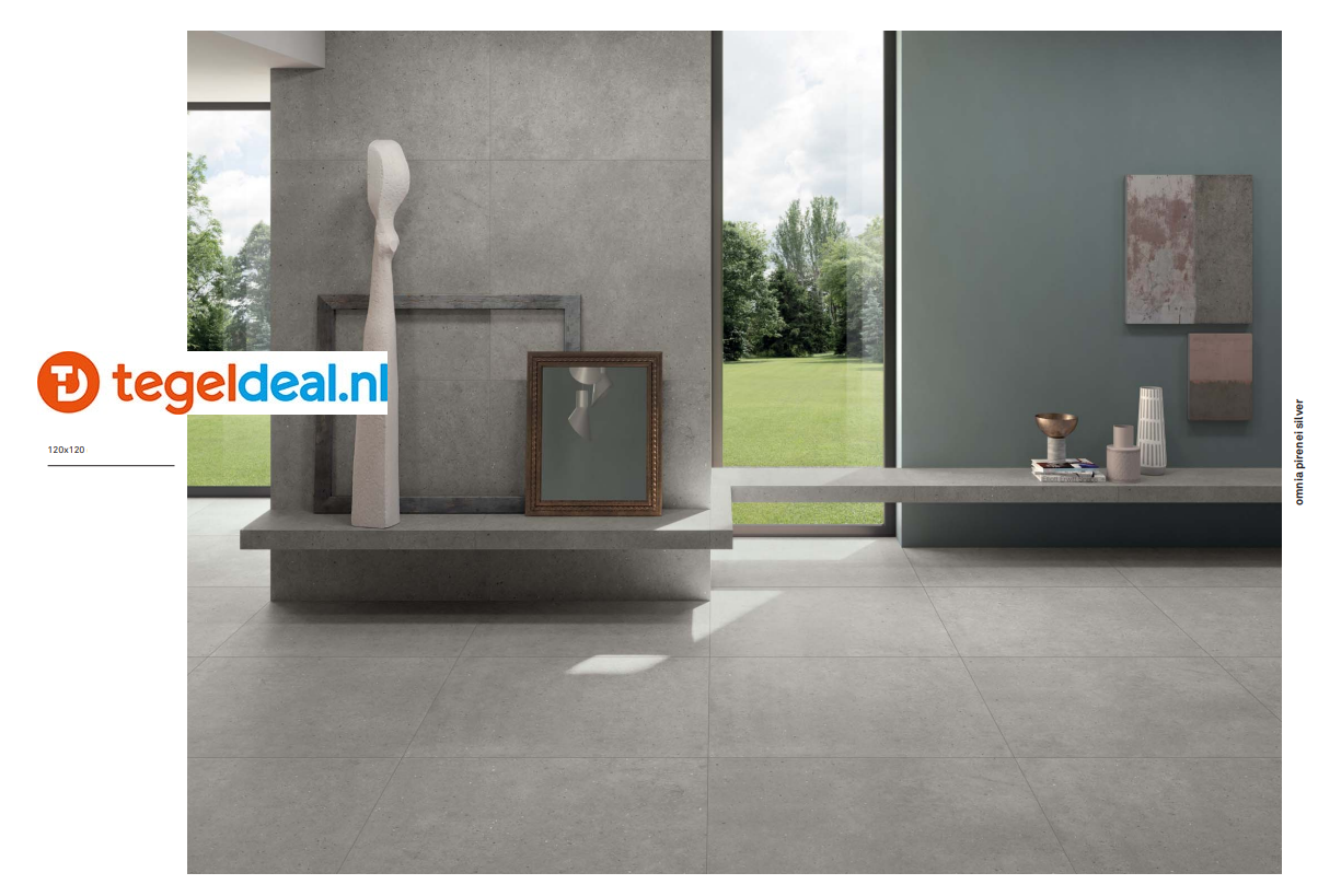 VLT Keope Omnia Pirenei Silver, 120 x 120 cm Spazzolato R10 VLT Keope Omnia Pirenei Silver, 120 x 120 cm Spazzolato R10