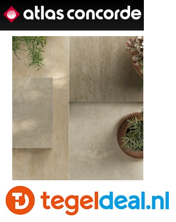 Atlas Concorde Marvel Travertine; natuursteenlook voor binnen en buiten 