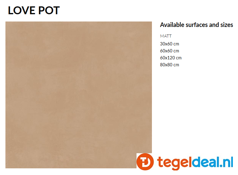 Supergres Colovers, Love POT, 30x60 cm Supergres Colovers, Love POT, 30x60 cm