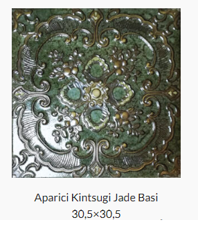 Aparaci Kintsugi JADE BASI, 30x30 cm, wandtegels