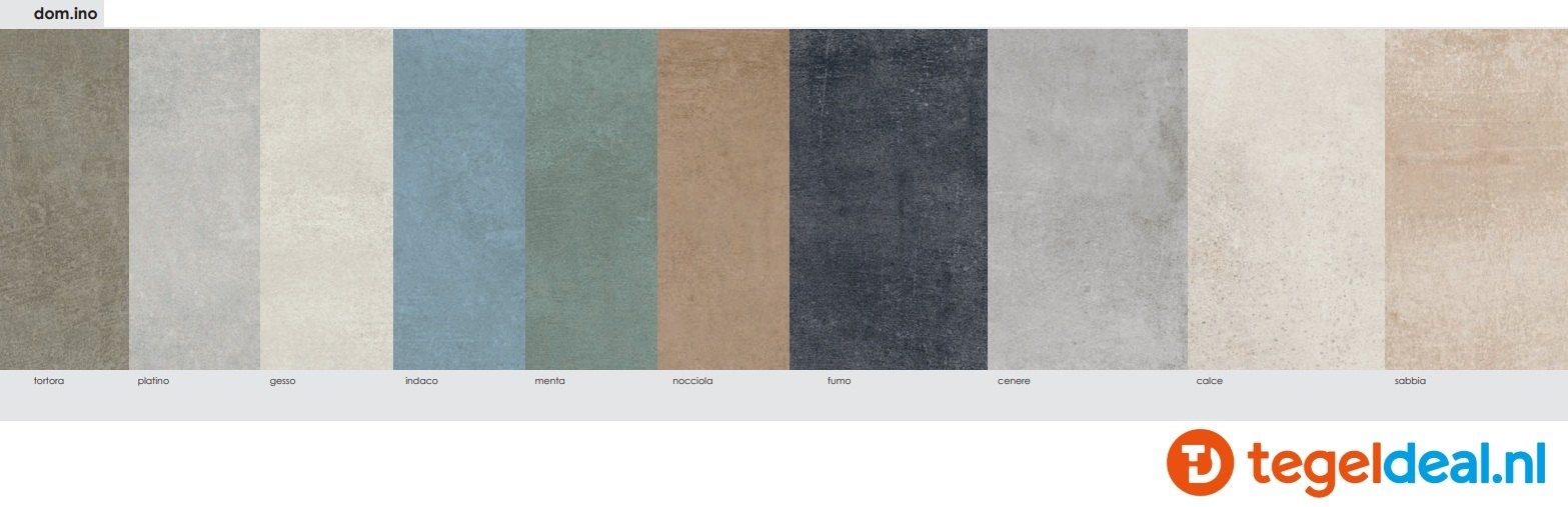 Ermes Aurelia, Domino Cenere, 60x119,8 cm, cementlook tegels - €39,50 per m2