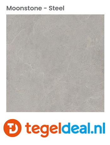 Cerdomus, Moonstone STEEL, 60x120x2 cm Rett Grip, art. 109385, natuursteenlook terrastegels - €112,00 per m2 - Palletdeal op aanvraag