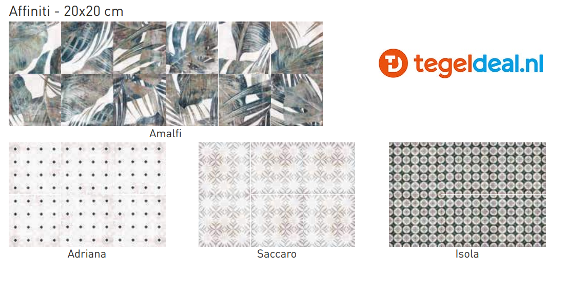 VLT Affiniti, 20x20, patroontegels 