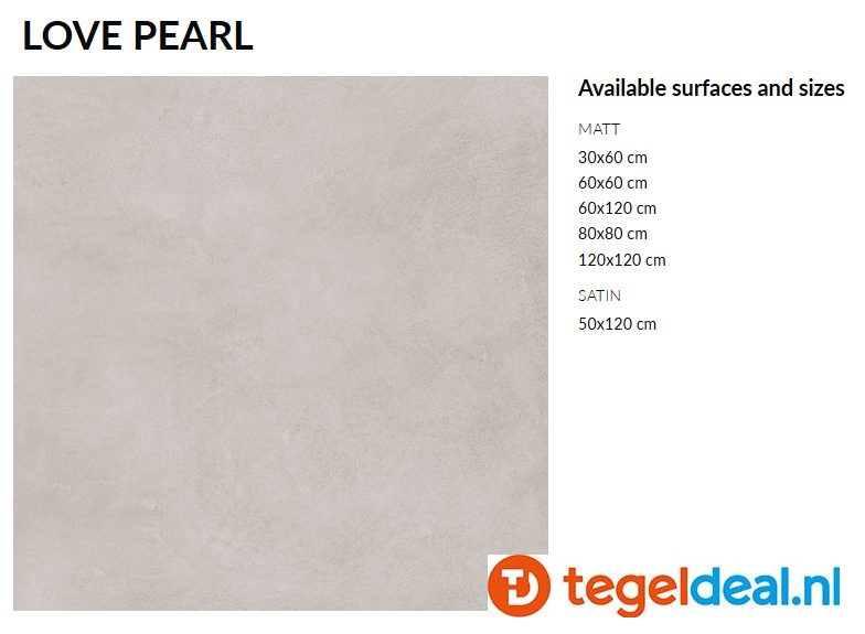 Supergres Colovers, Love PEARL, 60x60 cm 