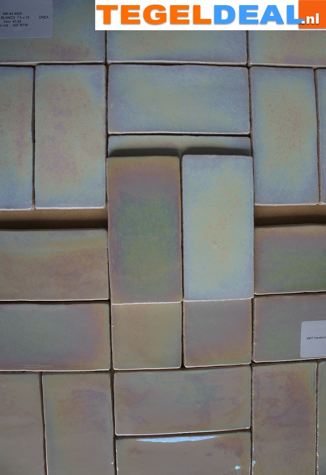 WDT handvorm Life, Dreams BLANCO, 7,5x15, 7,5x30 cm WDT handvorm Life, Dreams BLANCO, 7,5x15, 7,5x30 cm