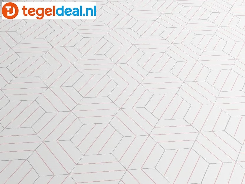 Codicer, Hex 25 Porto Savona, 25x22 cm hexagon patroontegels