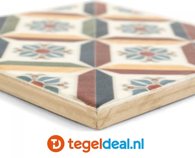 Equipe, Country PATCHWORK, 13,2x13,2 cm, art 20946, wandtegels