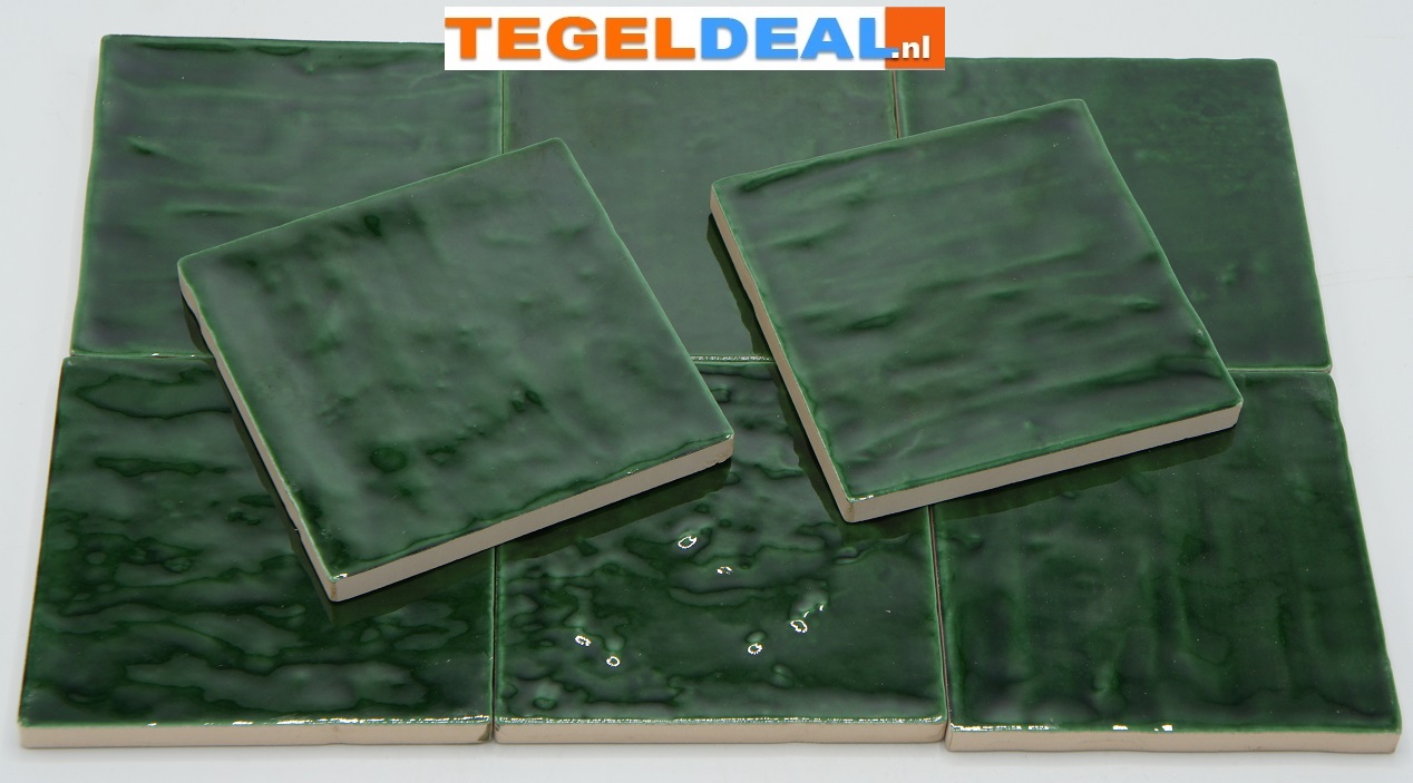 WDT handvorm EMERALD GREEN, 10x10 cm, OP VOORRAAD  