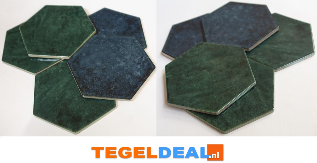 WDT Tonalite, Esamarine, 16,2x18,5 cm hexagon WDT Tonalite, Esamarine, 16,2x18,5 cm hexagon