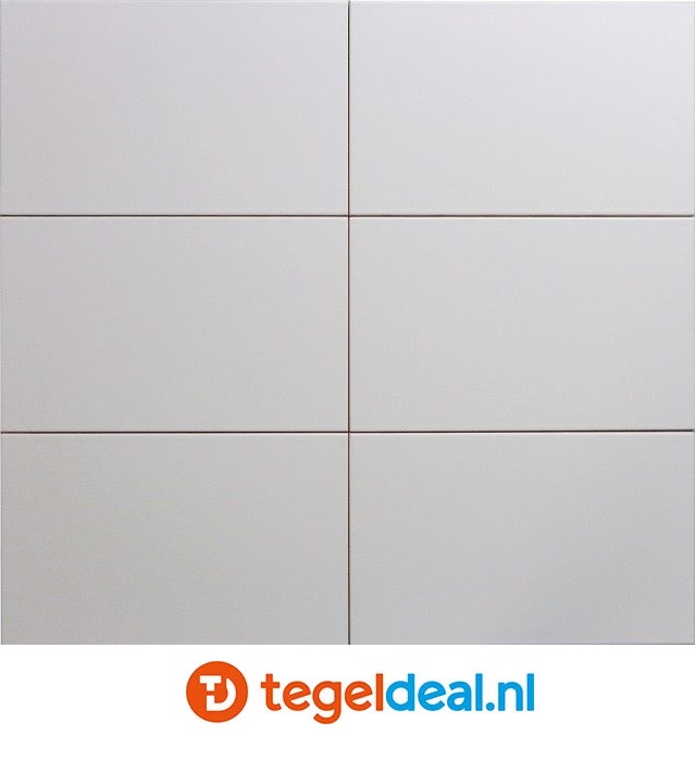 WDT WIT mat, 25x40 cm OP VOORRAAD 