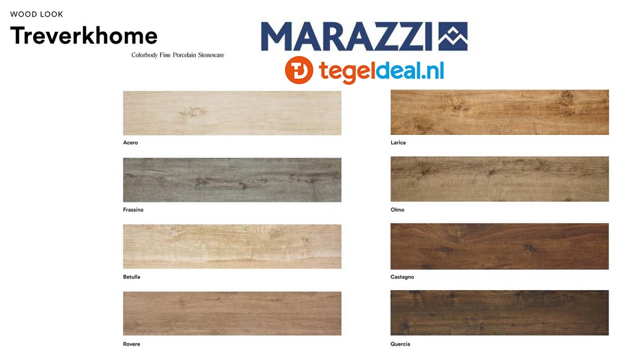 VLT Marazzi Treverkhome, Castagno, 20 x 120 cm MJWG