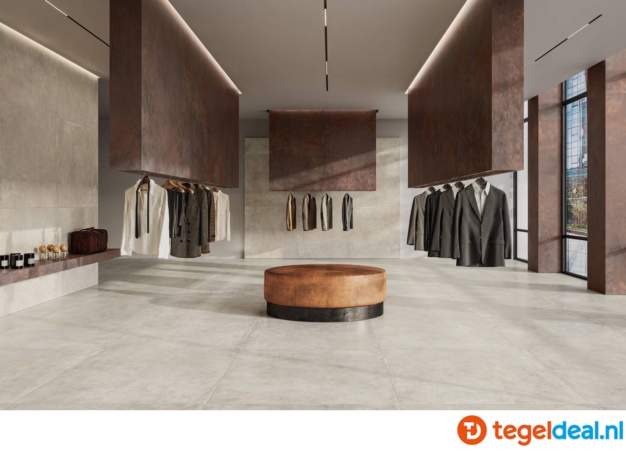 Supergres Irony, CORTEN, 60x120 cm, metaallook tegels - €39,50 per m2 incl. btw