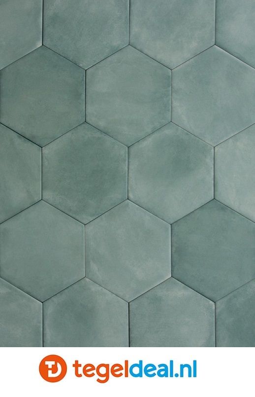 Tonalite, Exanuance, 14x16 cm, hexagon vloer- en wandtegels Tonalite, Exanuance, 14x16 cm, hexagon vloer- en wandtegels