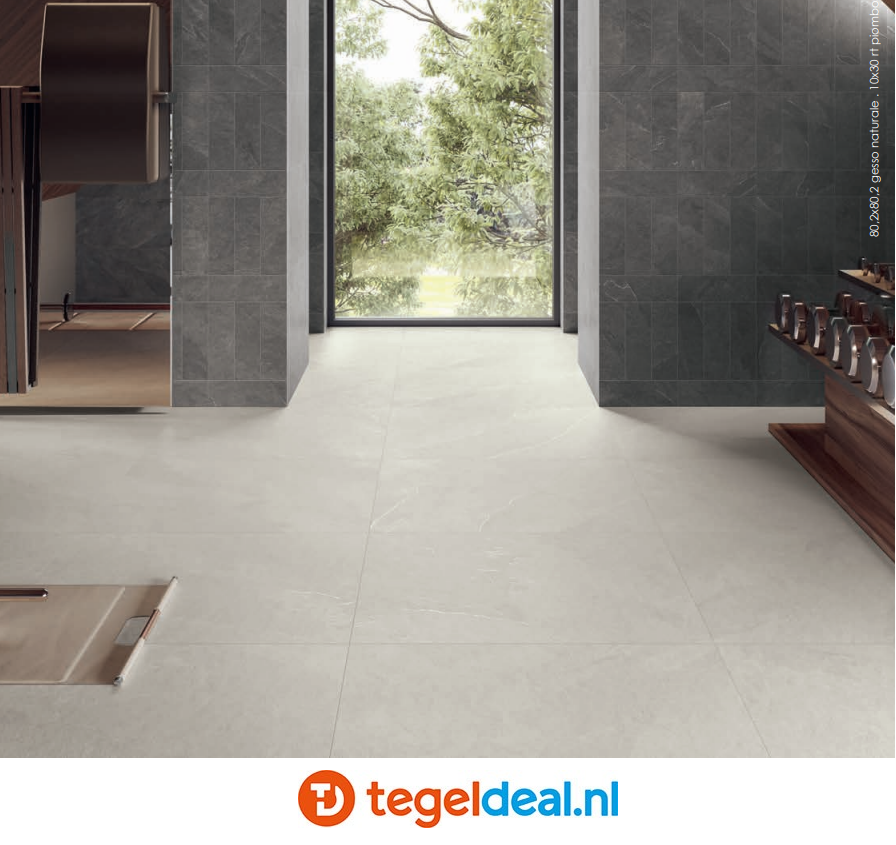 Ermes Aurelia, Ark Gesso, 30x60 cm Nat., natuursteenlook tegels