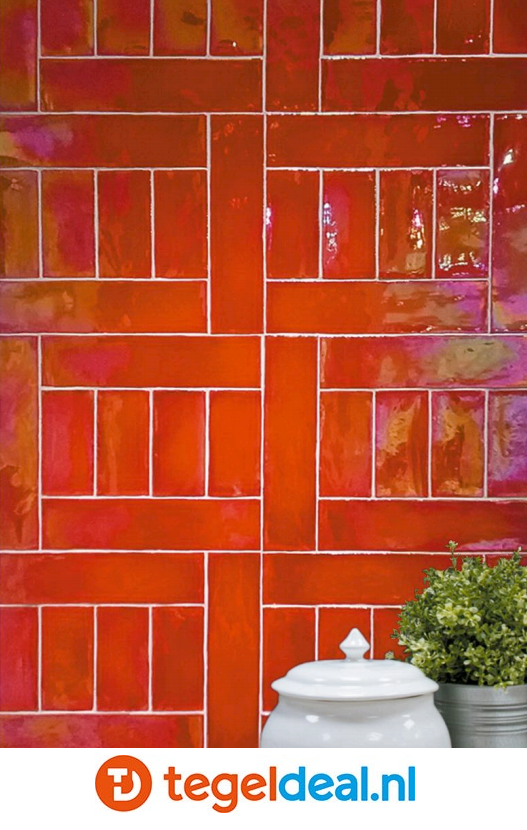 Life, Dreams ROJO, 7,5x15, 7,5x30 cm, handvorm wandtegels Life, Dreams ROJO, 7,5x15, 7,5x30 cm, handvorm wandtegels