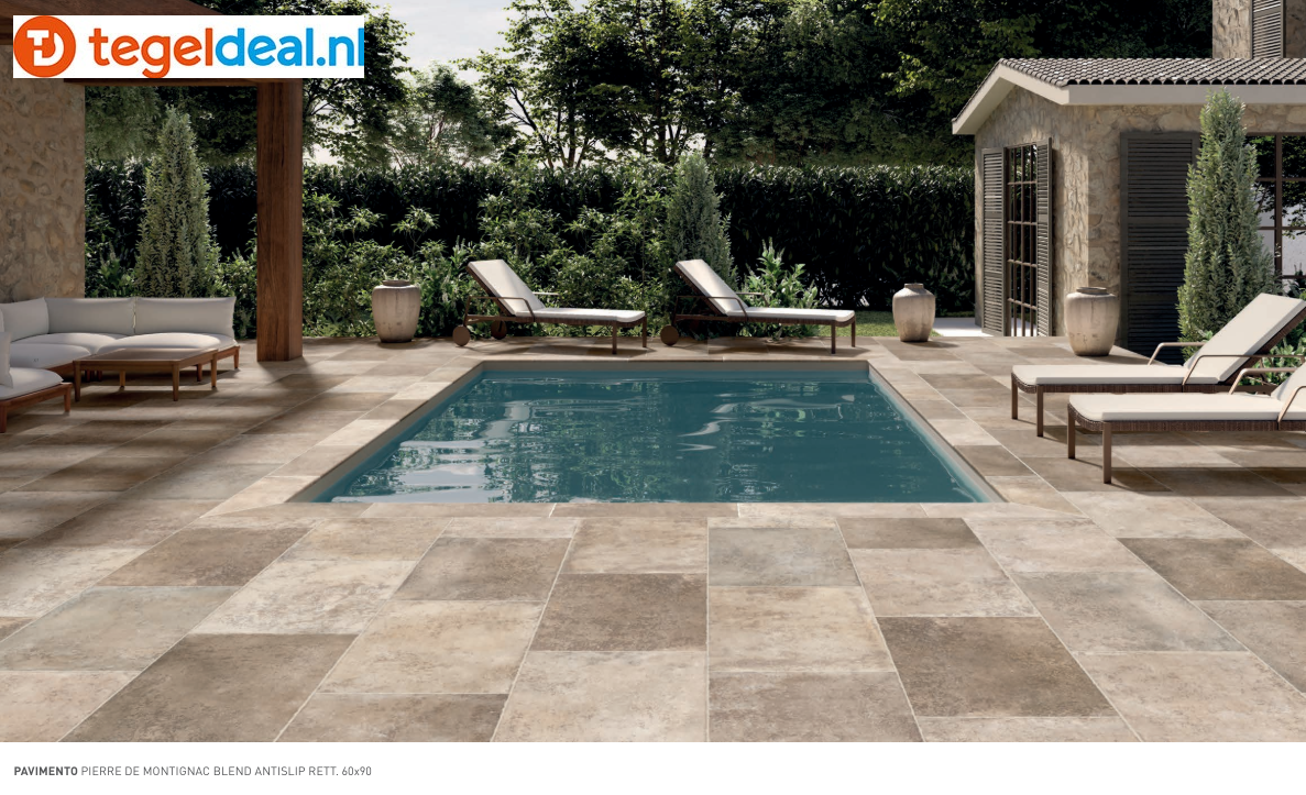SIL Ceramiche, Pierre De Montignac Blend, 60x60 cm, natuursteenlook tegels
