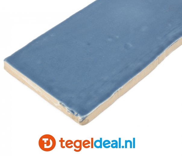 Equipe, Masia BLUE, 7,5x15 cm, art 21240, handvorm wandtegels