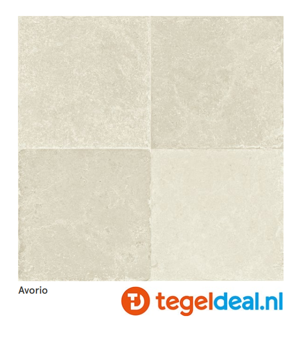Cerdomus, Pietra di Ostuni AVORIO, 40x40 cm Rett Matt, art. 79487, natuursteenlook tegels - €43,00 per m2 - Palletdeal op aanvraag