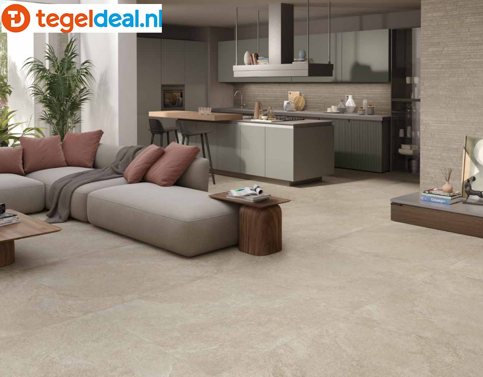 KEOPE Arkè BEIGE Line 3D, 60x120 cm, reliëf wandtegels 