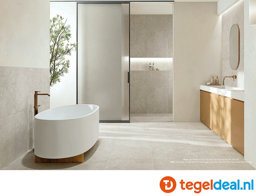 SIL Ceramiche, Pisé ARGILE TRAME, 7,5x30 cm listel, natuursteenlook tegels met reliëf - €55,00/m2 / Palletdeal op aanvraag