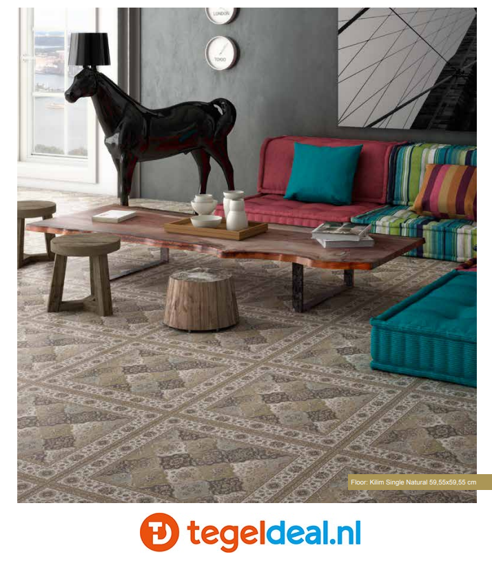 VLT en WDT Aparici Kilim, patroontegels geïnspireerd op antieke tapijten
