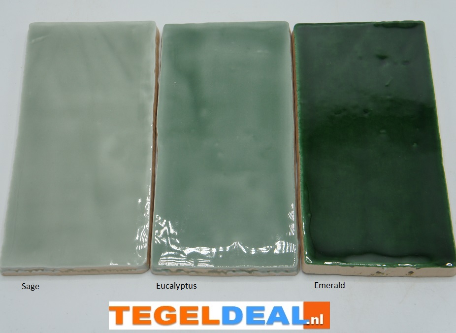 WDT handvorm EMERALD GREEN, 7,5x15 cm, OP VOORRAAD 