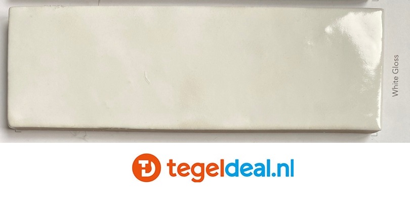 WOW Design, Bejmat WHITE GLOSS, 5x15 cm wandtegels