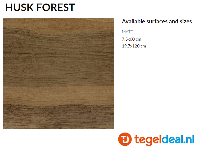 Supergres Husk Forest, 20x120 cm, HUF2, houtlook tegels