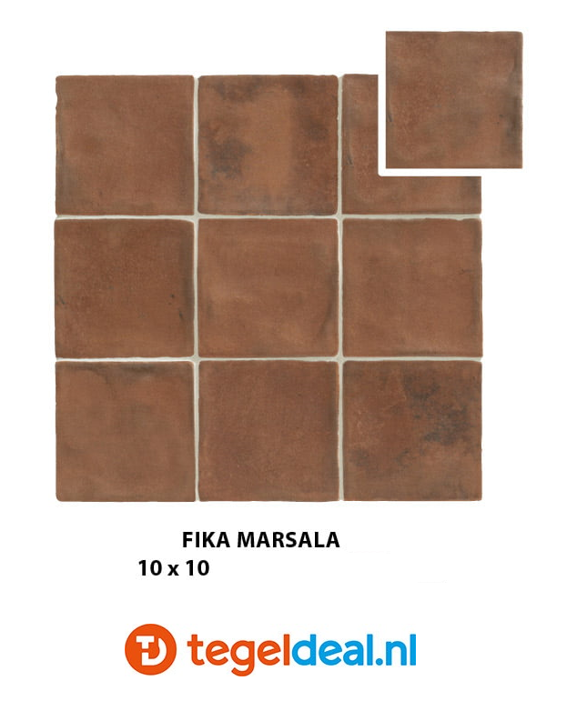 WDT Natucer Fika, 10x10 cm, 7 kleuren, mat WDT Natucer Fika, 10x10 cm, 7 kleuren, mat