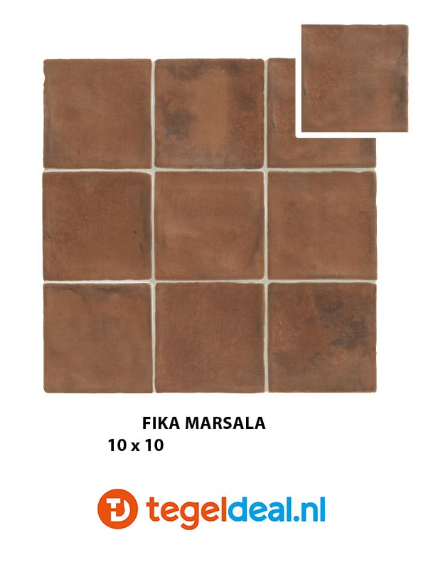 WDT Natucer Fika, 10x10 cm, 7 kleuren, mat