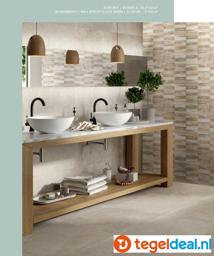 VLT DOM Mas de Provence ECRU, 60x60 cm DMP680R, natuursteenlook VLT DOM Mas de Provence ECRU, 60x60 cm DMP680R, natuursteenlook