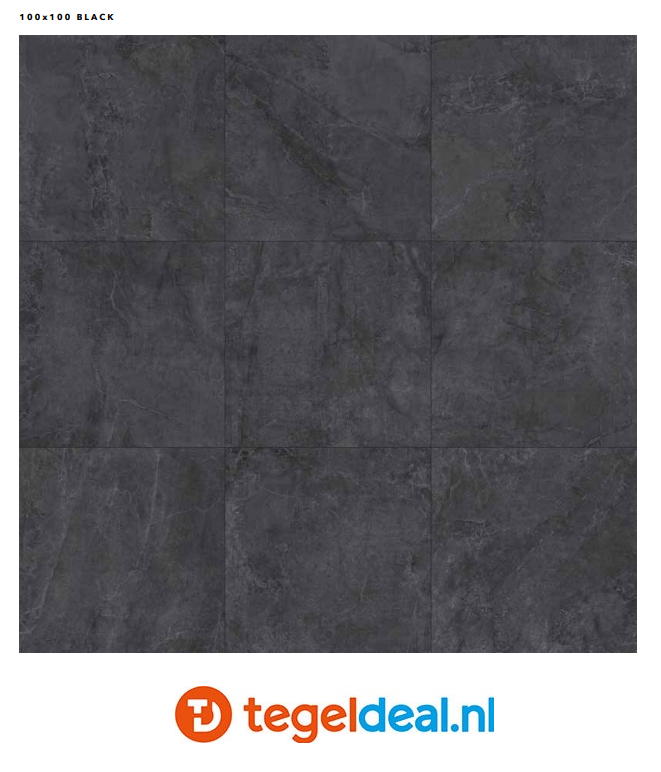 TRT Castelvetro, Evolution BLACK,  60x60x2 cm, XEV60R7 OUTFIT